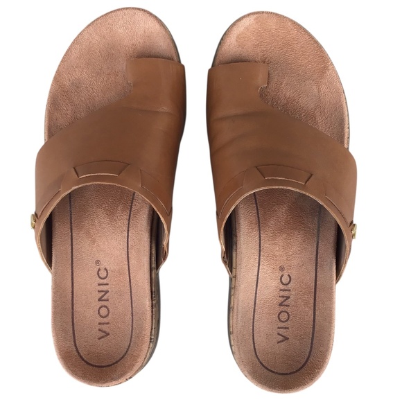 Vionic Leather Sandals - Picture 10 of 16